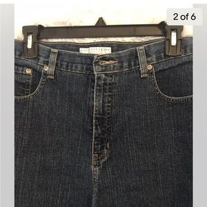 Geoffrey Beene high rise blue jeans